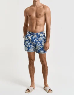 TROPICAL PRINT SWIM SHORTS