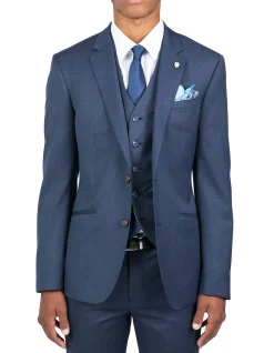 Troy Slim Suit Jacket FCG279 Blue
