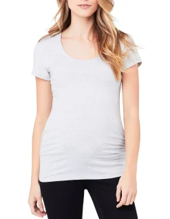 Tube T-Shirt Short Sleeve Black