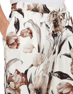 Tulipani Floral Silk Shorts