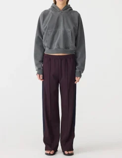 twill stripe detail pant
