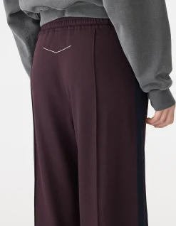 twill stripe detail pant