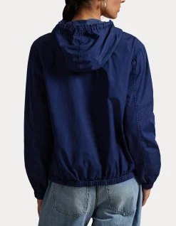TWILL HOODED JACKET