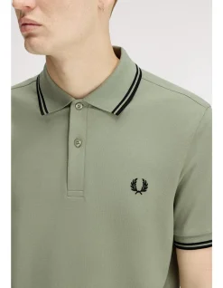 TWIN TIPPED FRED PERRY POLO
