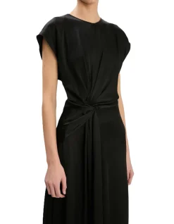 TWIST WAIST DRESS