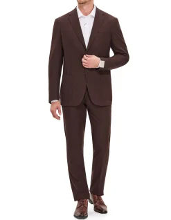TWO BUTTION WOOL SUPER 160S FLANNEL SUIT JACKET