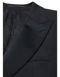 Two Button Single Breasted Tuxedo Jacket