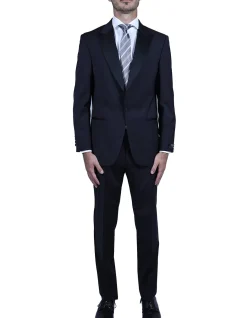 Two Button Single Breasted Tuxedo Jacket