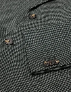 Two-Toned Houndstooth Blazer