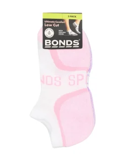 Ultimate Comfort Cushioned Low Cut Sports Socks 3 Pack