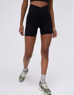 Ultimate Wrap Over High Rise Crop Shorts
