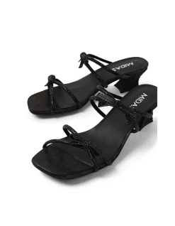 Valencia Jewelled Bow Strap Heeled Sandals