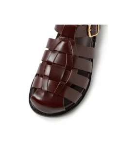 Vefra Fisherman Buckle Leather Sandals
