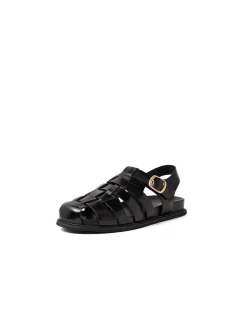 VEFRA Woven Leather Fisherman Sandals
