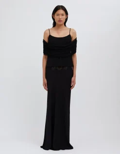 VEILED SHAWL CAMI TOP
