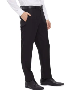 Venezia Trouser Solid 130's Black