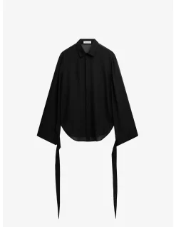 VERLIN SHEER TIE CUFF BU SHIRT