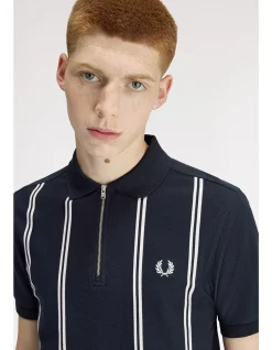 VERTICAL STRIPE POLO SHIRT