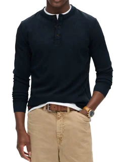 Vintage Textured Grandad Top