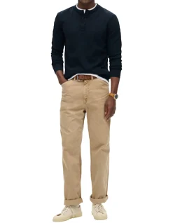 Vintage Textured Grandad Top
