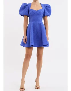 VIOLA PUFF SLEEVE MINI DRESS