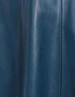 VIV FAUX LEATHER MIDI DRESS
