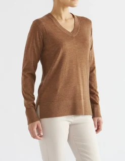 V Neck Merino Sweater
