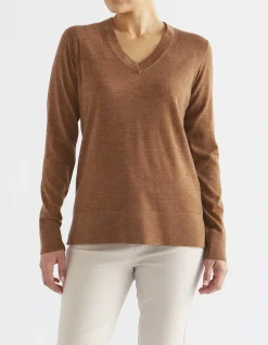 V Neck Merino Sweater