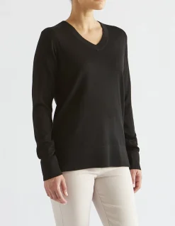 V Neck Merino Sweater