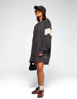 V-Neck Sweater Dress