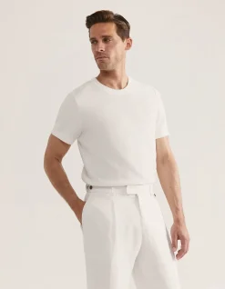 Wade Pleat Front Linen Pant