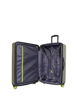 Wanderer 76cm Expandable Large Suitcase Khaki