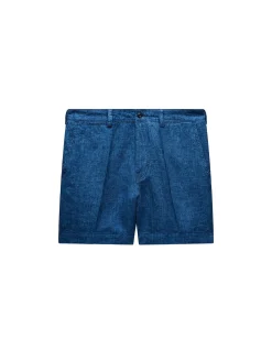 WASHED LINEN SHORTS