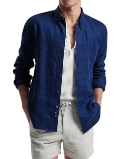 WASHED LINEN SHIRT
