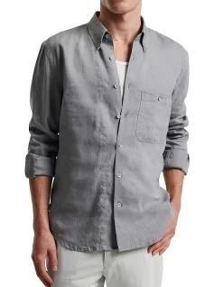 WASHED LINEN SHIRT