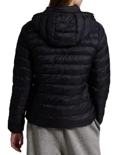 WATER-RESISTANT PACKABLE HOODED JACKET
