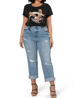 West Coast High Rise Straight Leg Jeans