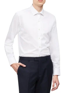 WHITE Self Dobby Shirt