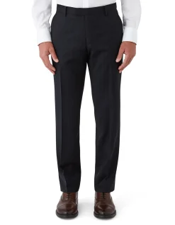 Wide Pinstripe Trouser Dark Navy