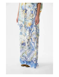 WIDE LEG TROUSER WITH FRONT POCKETS
