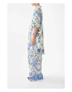 WIDE LEG TROUSER WITH FRONT POCKETS