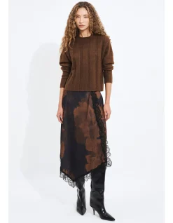 Wide Rib Knit Jumper