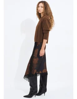 Wide Rib Knit Jumper