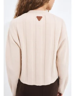 Wide Rib Knit Jumper