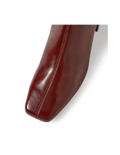 Wilara Square Toe Block Heel Ankle Boots