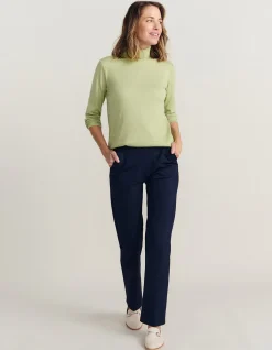 WINTERLOCK ROLL NECK SKIVVY