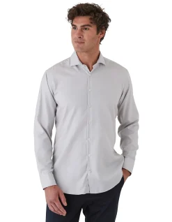 WINTON TAUPE TEXTURE SHIRT