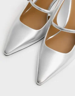 Women's Covered Open-back Heels