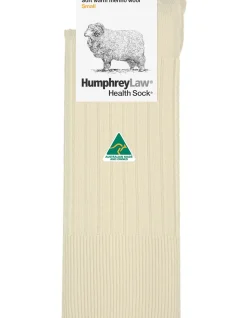 women's fine merino wool blend health crew cut sock