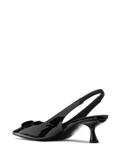 Women's perfect pair heart slingback kitten heel shoe